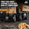 Huina New Product 1538 Remote Control Dump Truck 2.4G Remote Control 26 CH 1/14 Full-Scale Dump Truck Grab Wood Rc Model Dump 2