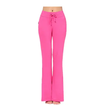 2024 Flare Leggings Yoga Pants Women High Waist Wide Leg Pants Women Gym Fitness Sports Black Flared Pant Latin Dance Trousers 1