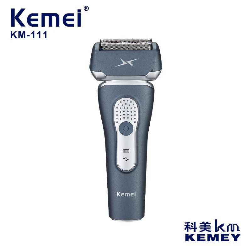 Kemei KM-111 Classic Design Waterproof Smooth Fast Chargeable Shaver Three Blade Reciprocating Floating Shaver For Men motorcycle electric vehicle brake disc floating design customization 295 125