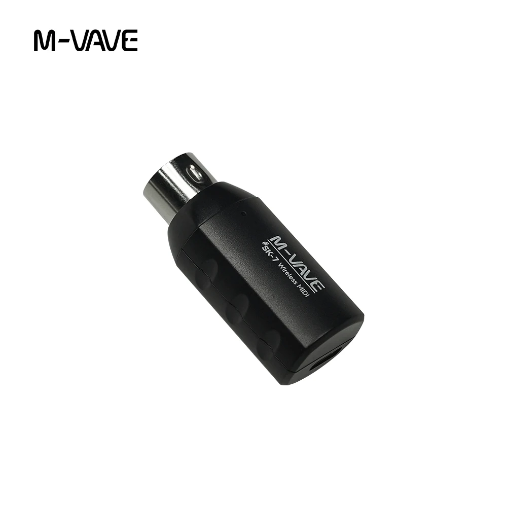 SK7 Adapter MIDI Wireless Transmission Device Interface 2.4GHz Automatic pairing of connections with USB Cable Manual M-VAVE