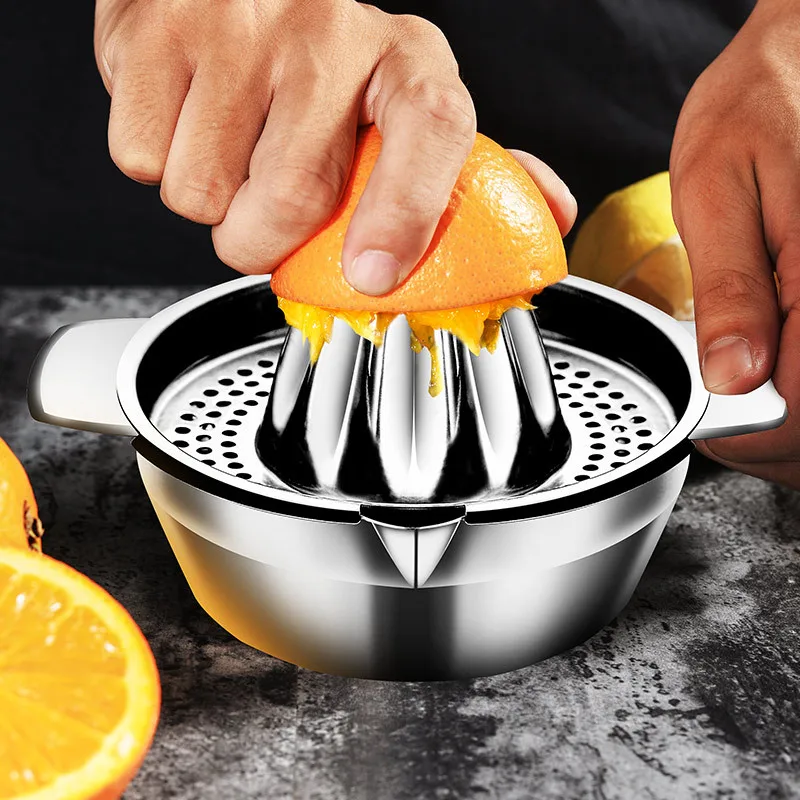 Fruit Juicer 304 Stainless Steel Fruit Lemon Orange Juicer Household Small Creative Juicer Portable Manual
