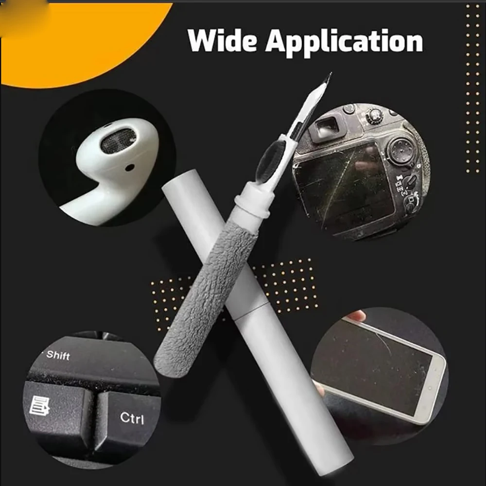 Kit di pulizia 3 in 1 per Airpods Pro 1 2 3 Auricolari Penna di pulizia Spazzola Auricolari Custodia Auricolare Tastiera Telefono Strumenti puliti - Image 6