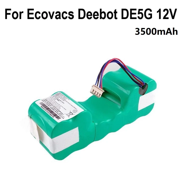 Batteria Di Ricambio K KYUER 2500mAh Ni-MH 14.4V Per Aspirapolvere Robot Ecovacs Deebot Serie D (D54-D580)
