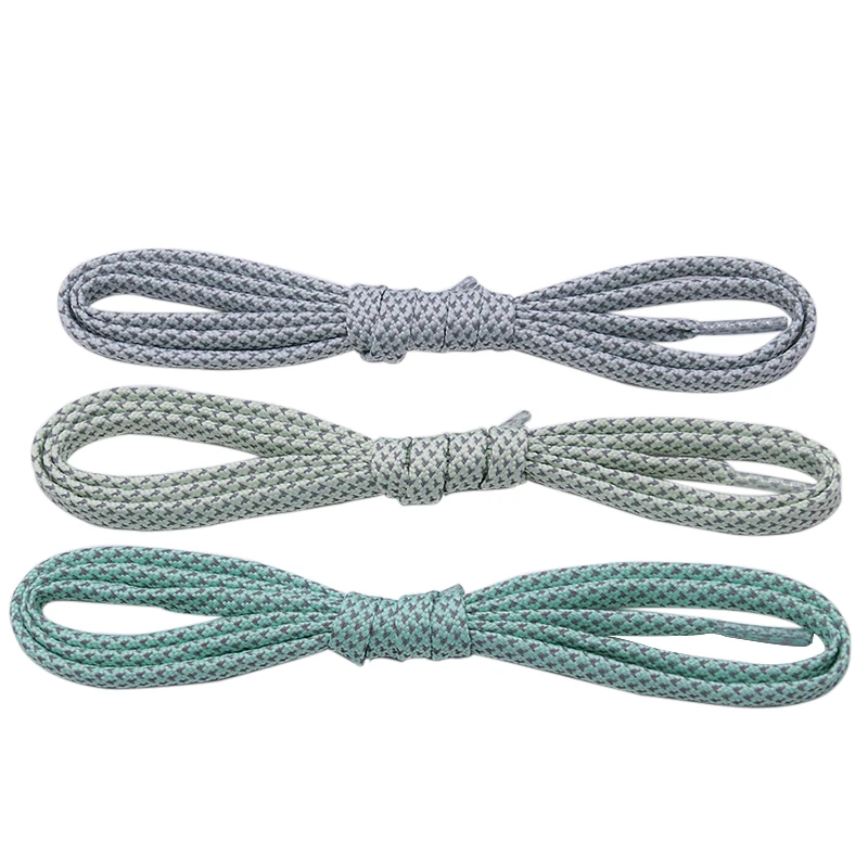 7MM Top Flat Reflective Trendy Shoelaces Pretty Shining shoestring In Light  Walk Running Boot Sport Shoe Laces Custom Shoecords