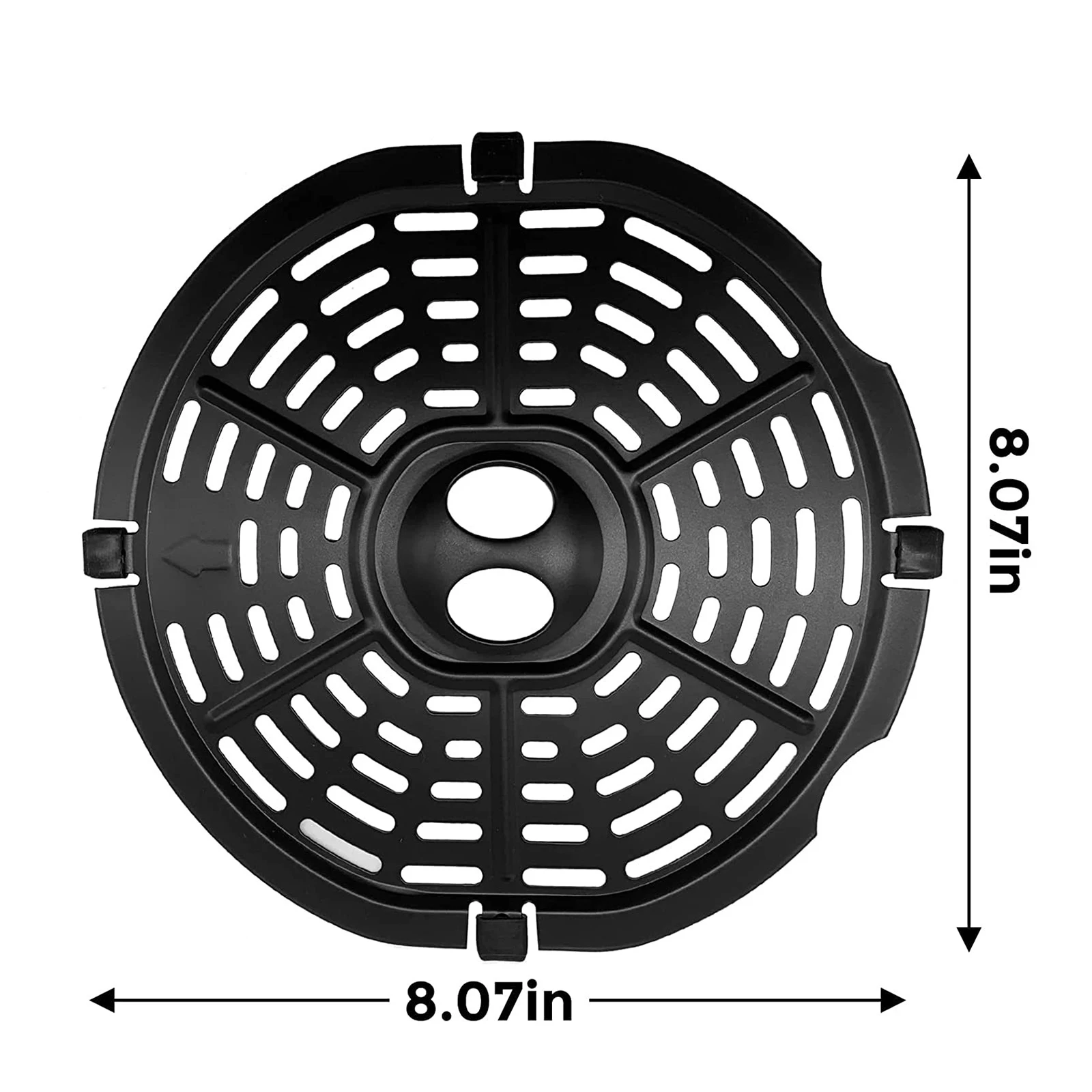 Generic Air Fryer Replacement Grill Pan Crisper Tray Aluminum