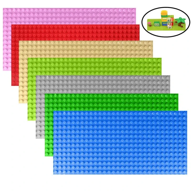 Block Base Plate 16x32 DIY Assembled Building Blocks Baseplate 16*32 Classic Building Blocks Base Board Single Double-sided Base Plate