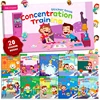 Montessori Toys Cartoon Sticker Books Focus on Potential Development Education Sticker Toys for Children 3-6Y 3