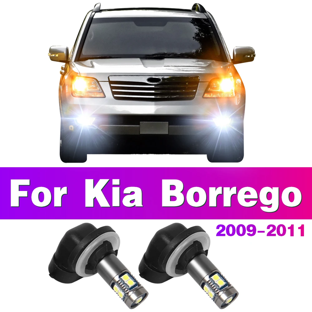 

2X LED Car Fog Light Auto Lamp Bulbs For KIA Borrego 2009 2010 2011 Accessory