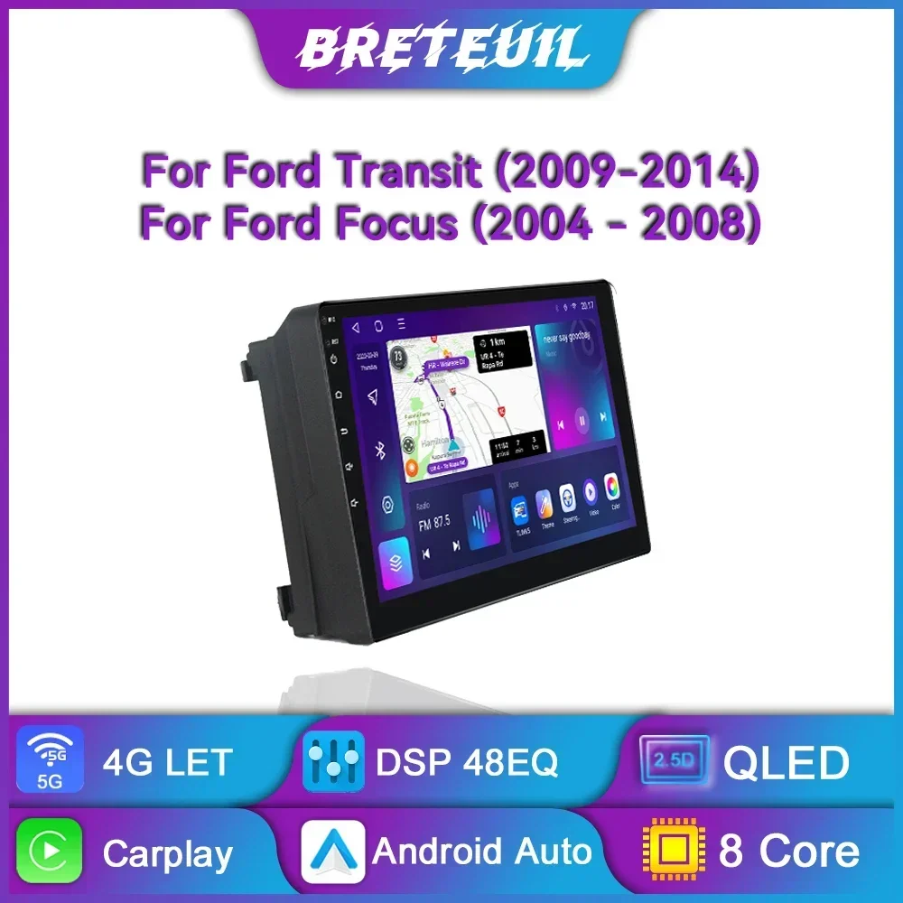 thumbnail image 2 of Android 13 Car Stereo For Ford Transit/Transit Connect 2007-2009 7 Inch IPS FM Radio Wireless Carplay Android Auto Backup Camera 2 of 14