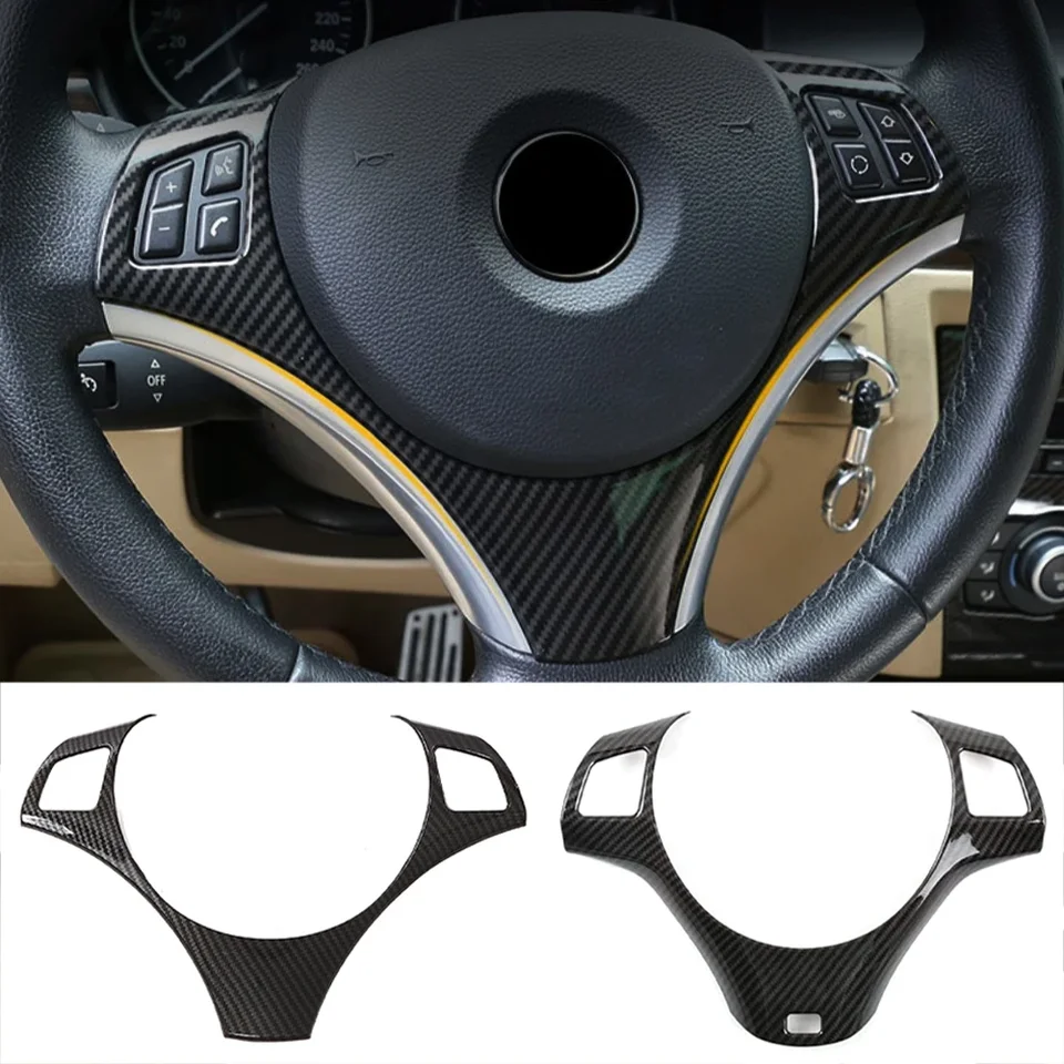 Garniture Volant BMW Série 1/3/X1 - Autocollant Protection ABS Noir Mat, Couvre Rayures, Facile à Poser