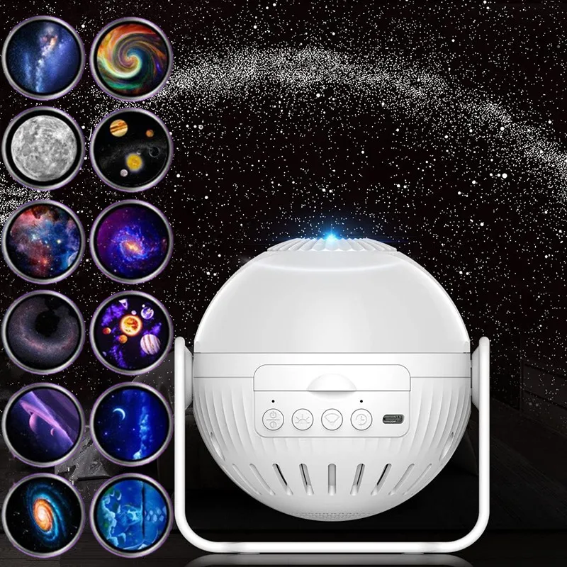 Led Sternenhimmel Projektor Erwachsene Galaxy Licht Starlight Projektor  Lampe Nachtlicht Sternenhimmel für Kinder Baby, Stern Projektor mit Musik  Bluetooth Lautsprecher