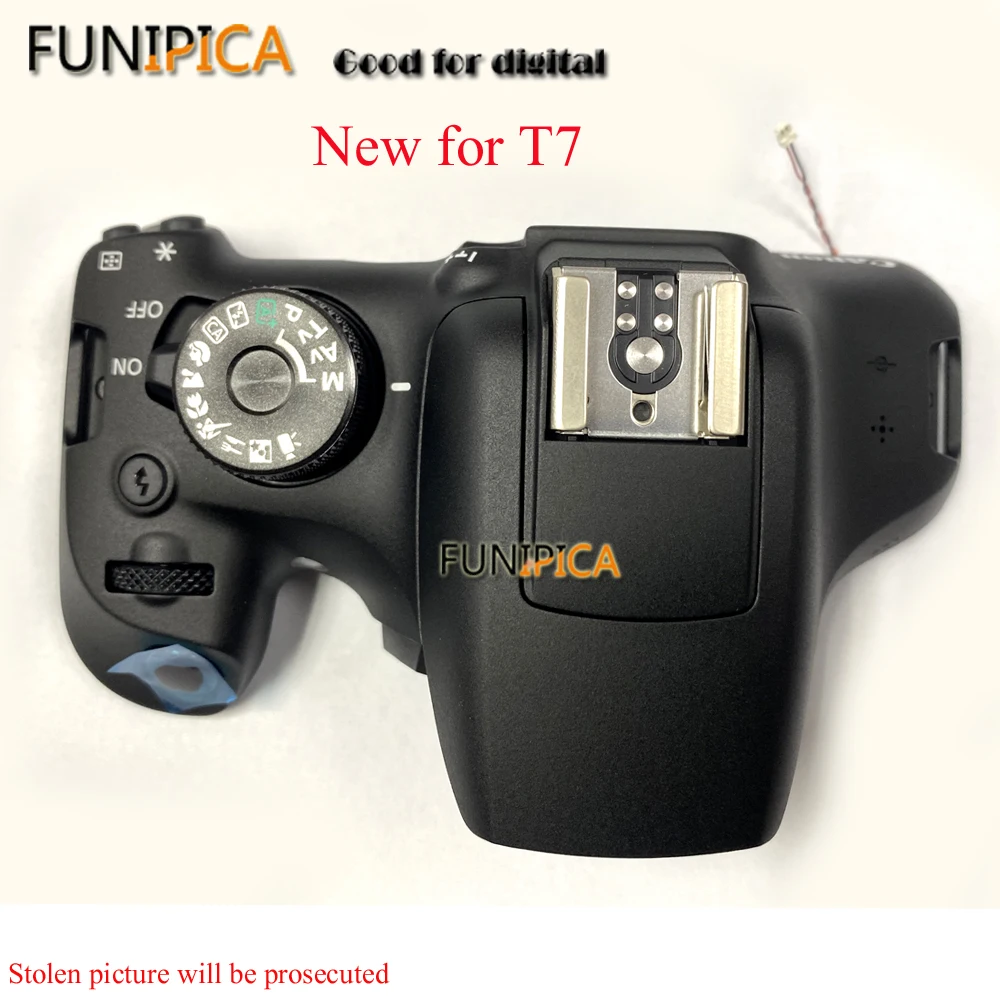 NEW For Canon Rebel T7 Top Cover Ass y With Mode Dial Power Switch