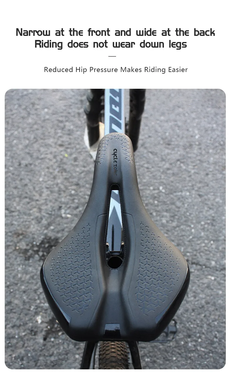 Mountain Road Bike Sitzmatte Bequeme Weiche Anti-rutsch Stoßfest Radfahren Kissen Atmungsaktive MTB Fahrrad Sattel Radfahren Teile – Detail 5