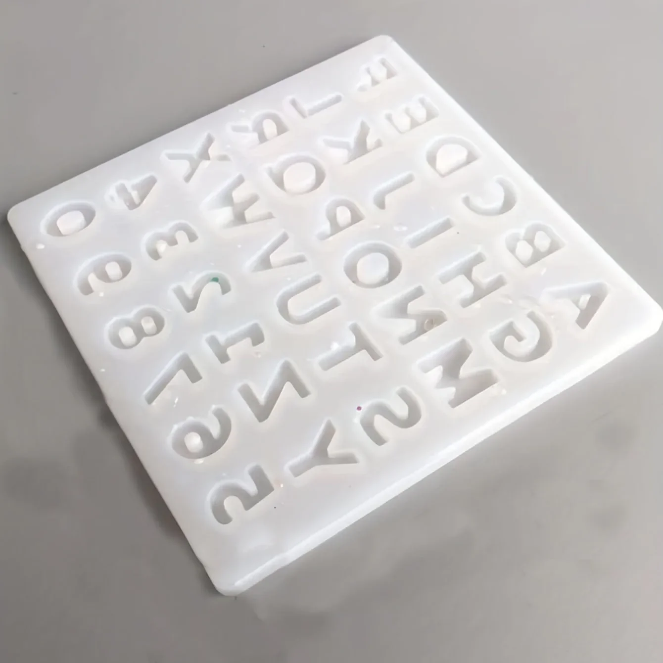 Small 26 Capital Letters Resin Silicone Mold