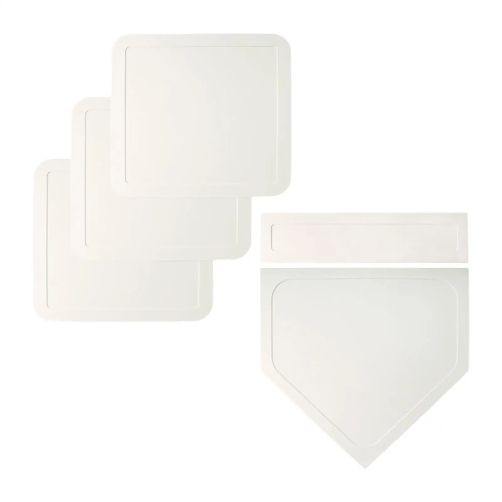 Baseball Softball Bases Set Throw Down Bases for Softball Backyard Game