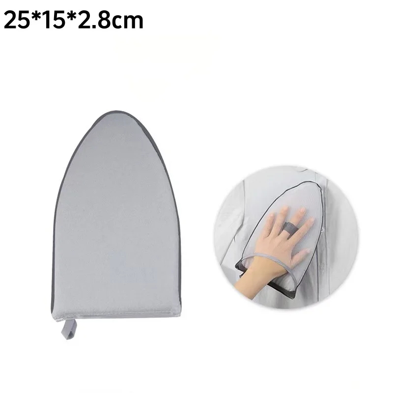 Pratico asse da stiro spesso per uso domestico, antiscottatura, copertura per cuscino da stiro, protezione da stiro a vapore, guanti in rete lavabili