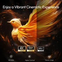 Vevshao a12 projetor mini portátil led vídeo android 13.0 wifi 6 espelho smartphone para 1080p 4k vídeo projetor de cinema em casa - Imagem 3