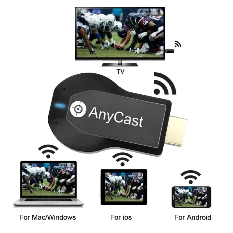 M9 Wireless WiFi Display Supports 4K/1080P HDMI Input