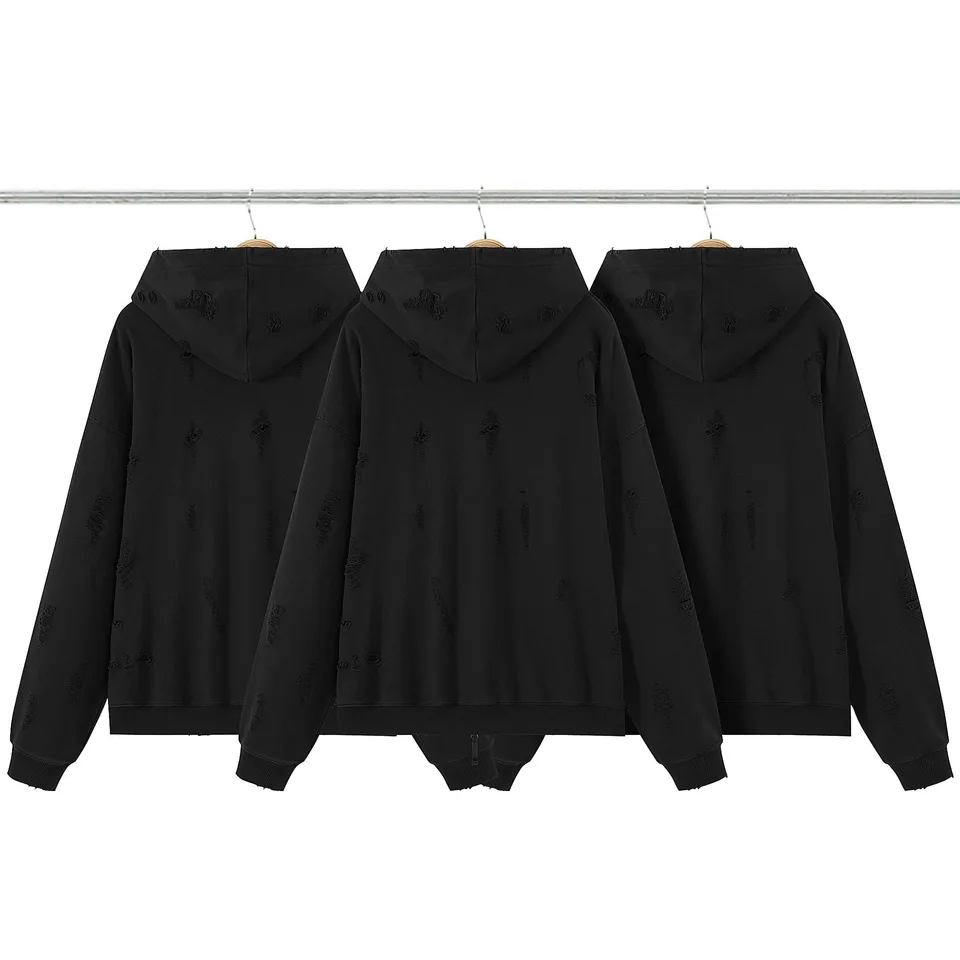 トップス EMOSTANCECLUB * UNDERMYCAR DOUBLE HOODIE 언더마이카 x 에모스탠스클럽 데레모 더블 로고 오버사이즈 후드