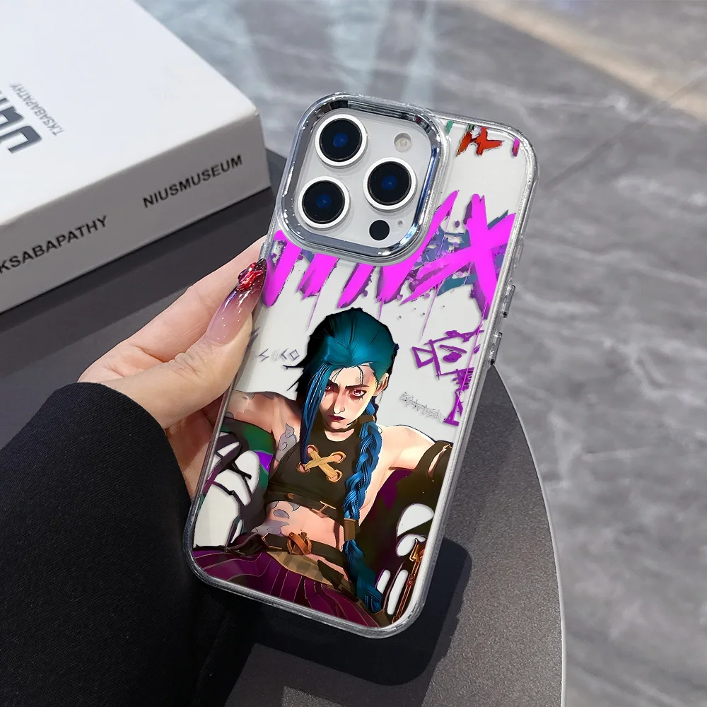 Transparent Soft Silicone TPU Jinx Design Phone Case