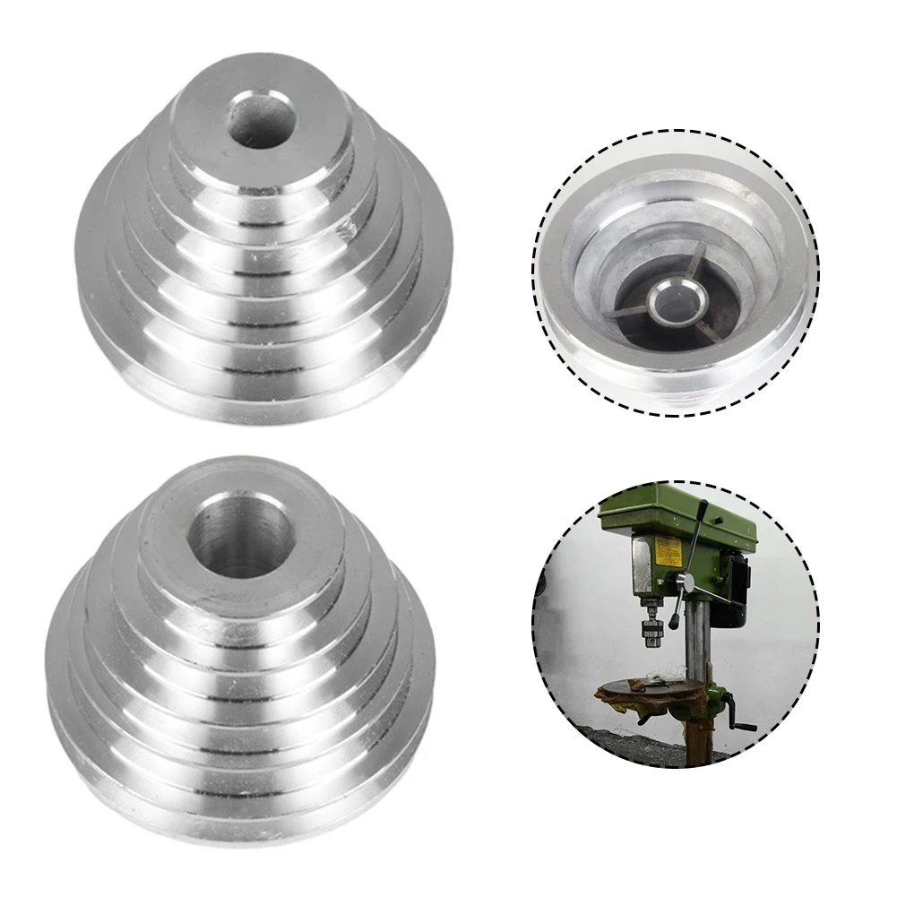 14mm 22mm Pagoda Pulley Wheel Aluminum Transmission Wheel Timing Belt Pulley For Benchtop Drill Press For V-shaped Timing Belt