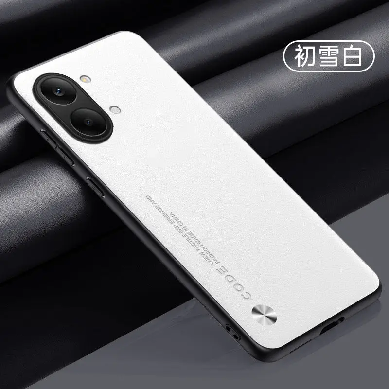 Premium PU Leather Shockproof Matte Case - Silicone TPU Protection Cover