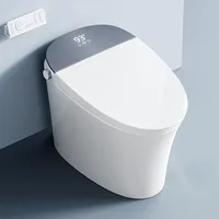 Bidet Toilet with Instant Warm Water,Heated Toilet Seat and Dryer,Smart  with built-in bidet with Auto and Blackout Flush 1