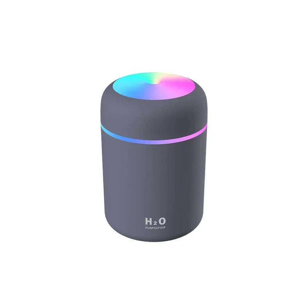 Humidificador USB portátil con luces LED: difusor de aroma para viajes, automóviles, hogar y oficina