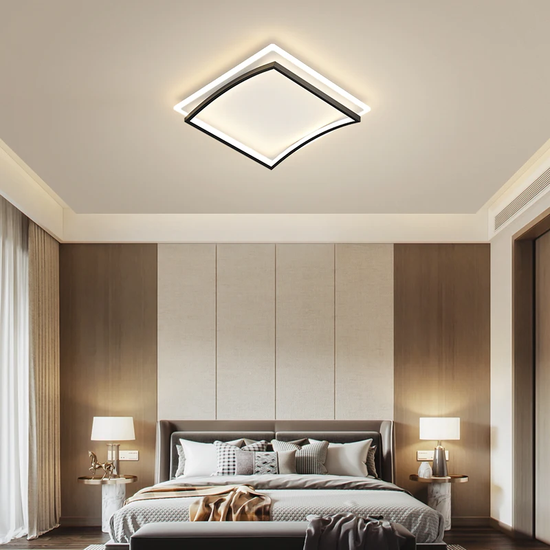 

Minimalist modern led ceiling lights for living room bedroom studyroom led lights Ceiling Lamp Gold/Black Ceiling light 90-260V