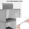 Hanging Shoe Organizer Non-woven Shoe Storage Shelf 10-Layer Foldable Hanging Shoe Rack Space Saving for Home Bedroom Closet 4