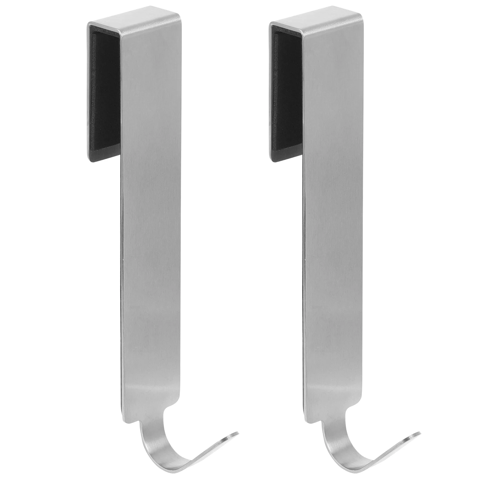 

2pcs Over The Door Hook Stainless Steel Over Door Hanger Holder for Coat Hat Clothe Towels