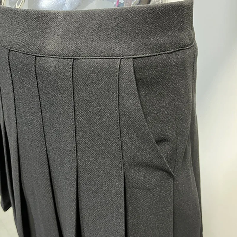 High Quality Summer Women Golf A-line Skirt Safety Pants Ladies Golf Shorts Skirt High Waist Elastic Pleated Skirt Tennis Sports