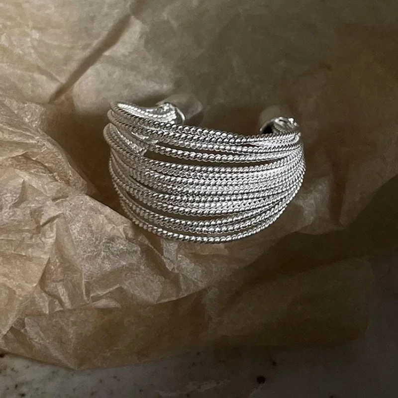 2025 Moda Stile Creativo Argento Unico Artificiale Gioielli da Donna, Anello Regolabile per Telefono Retro, Regalo di Compleanno, Gioielli di Moda_voghion.com