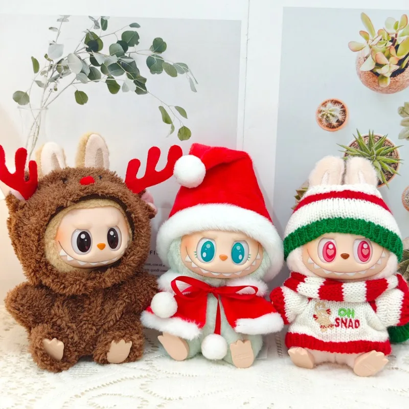 Traje navideño de Labubu
