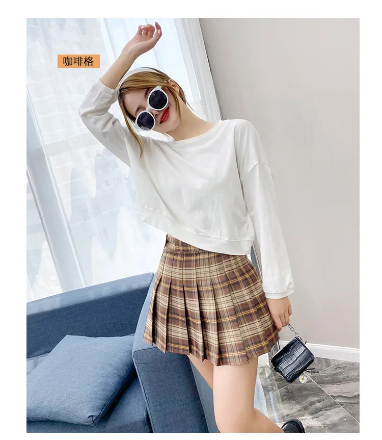 maxi skirts for women Y2k Summer Korean Fashion Short Skirt Slim High-Waisted Pleated Skirt Harajuku Preppy JK Japanese School Style A-Line Mini Skirt jean skirt