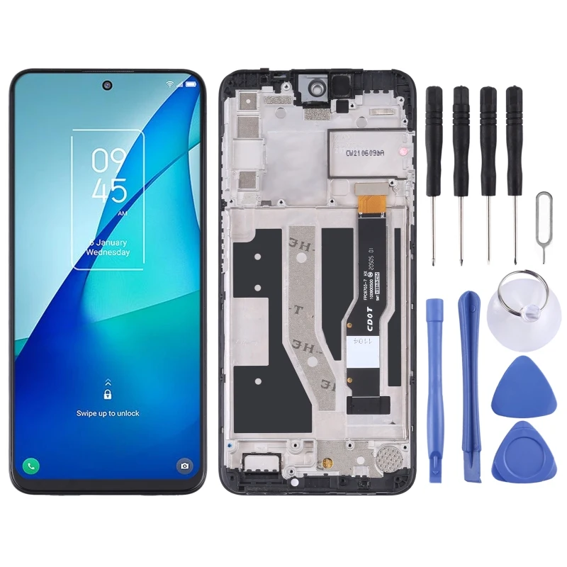 ЖК-экран TFT для TCL 20L / 20L + / 20 Lite / 20S T774H T774B T775H T775B, дигитайзер в сборе с рамкой