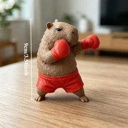 Charming Capybara Figurine - Decorative Plastic Ornament (9CM)