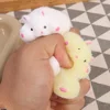Cute Hamster Pinch Music Decompression Toy Simulation Soft Silicone Slow Rebound Flocking Toy Children Hamster Ornaments Gift 4