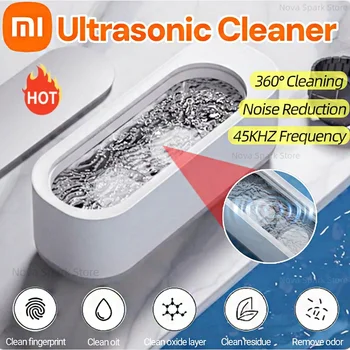 Xiaomi Ultrasonic Cleaning Machine 45KHz High Frequency Multifunctional Vibration Cleaner USB Charge Jewelry Ring Glass Cleaner 1
