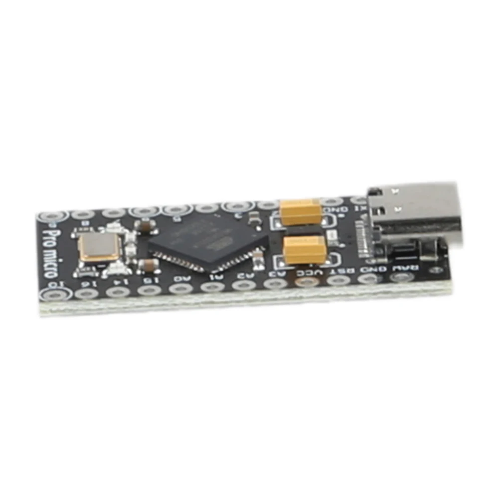 ATmega32U4 마이크로 USB/타입-C 프로 마이크로 보드(2열 핀 헤더 포함) 프로 마이크로 모듈 TYPE-C USB 보드 5V 레오나르도 USB 보드용