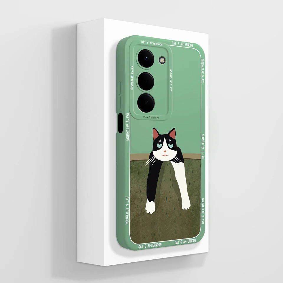 Adorable Girl Avocado Soft Back Cover - Trendy Fall Prevention Case