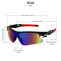 Nouvelles lunettes de cyclisme UV400 multicolore hommes femmes Sport de plein air équitation lunettes coupe-vent lunettes vtt route vélo lunettes de soleil 6