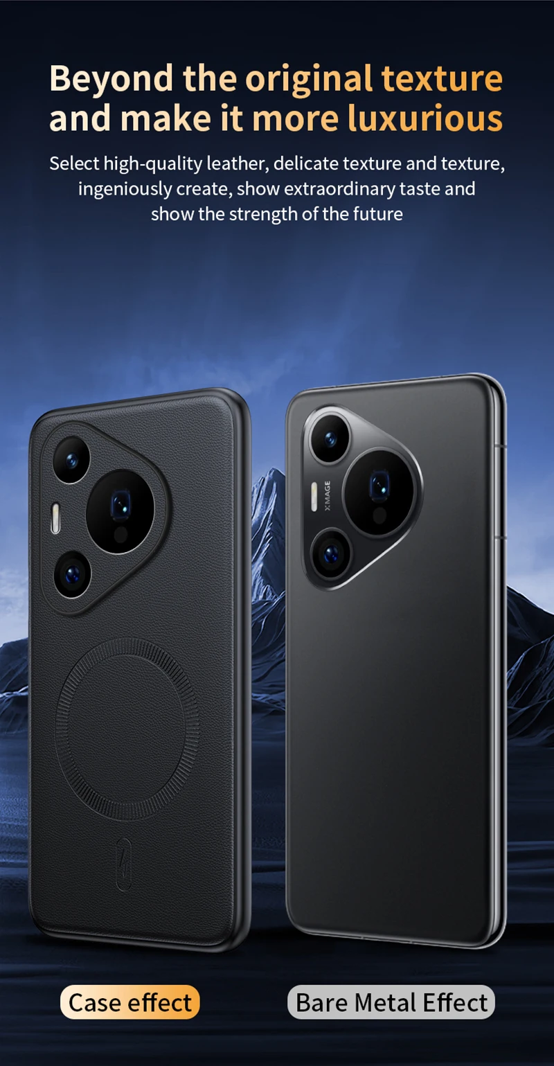 Für Huawei Pura 70 Pro Fall Magnetische Leder Schild Abdeckung Für Huawei Pura 70 Pro Hohe Qualität Anti-Fingerprint Nicht-Slip PC + TPU – Detail 11