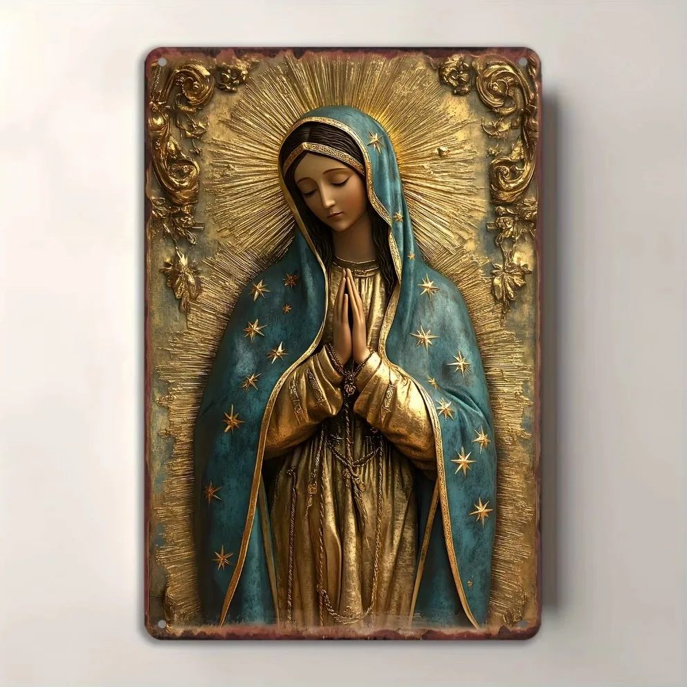 Virgin Guadalupe Metal Plaque 5