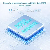 ACEMAGIC RX16 AMD Ryzen 9 6900HX 16.1" Ultra Slim 4000MAH Laptop 16GB LPDDR5 Ram 512GB Rom Windows 11Pro BT5.2 Wifi 6 Notebook 2