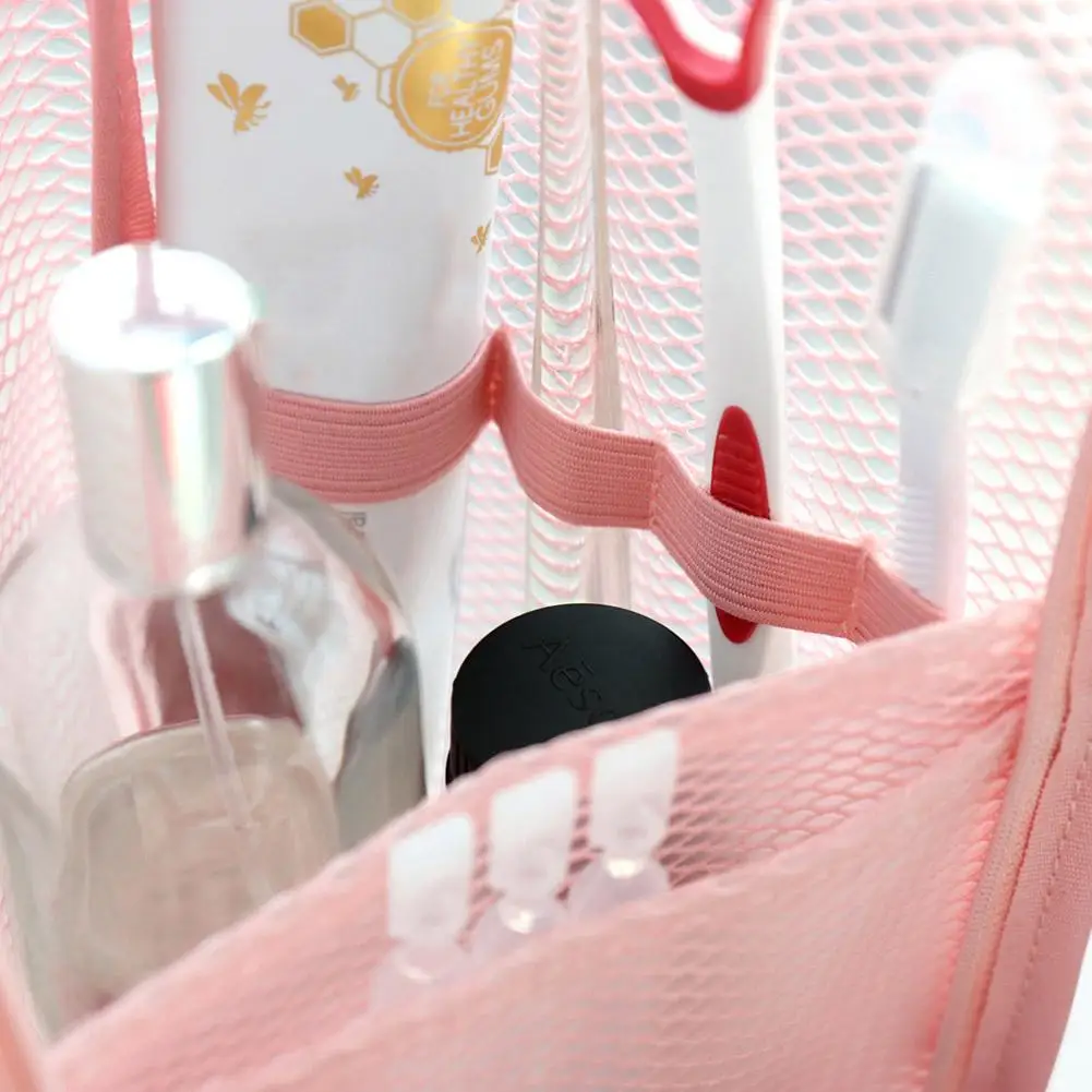 Borsa Cosmetica in Rete EVA, Organizer da Viaggio Portatile per Trucchi e Articoli da Toilette, Beauty Case da Donna, Pochette per il Bagno - immagine 3