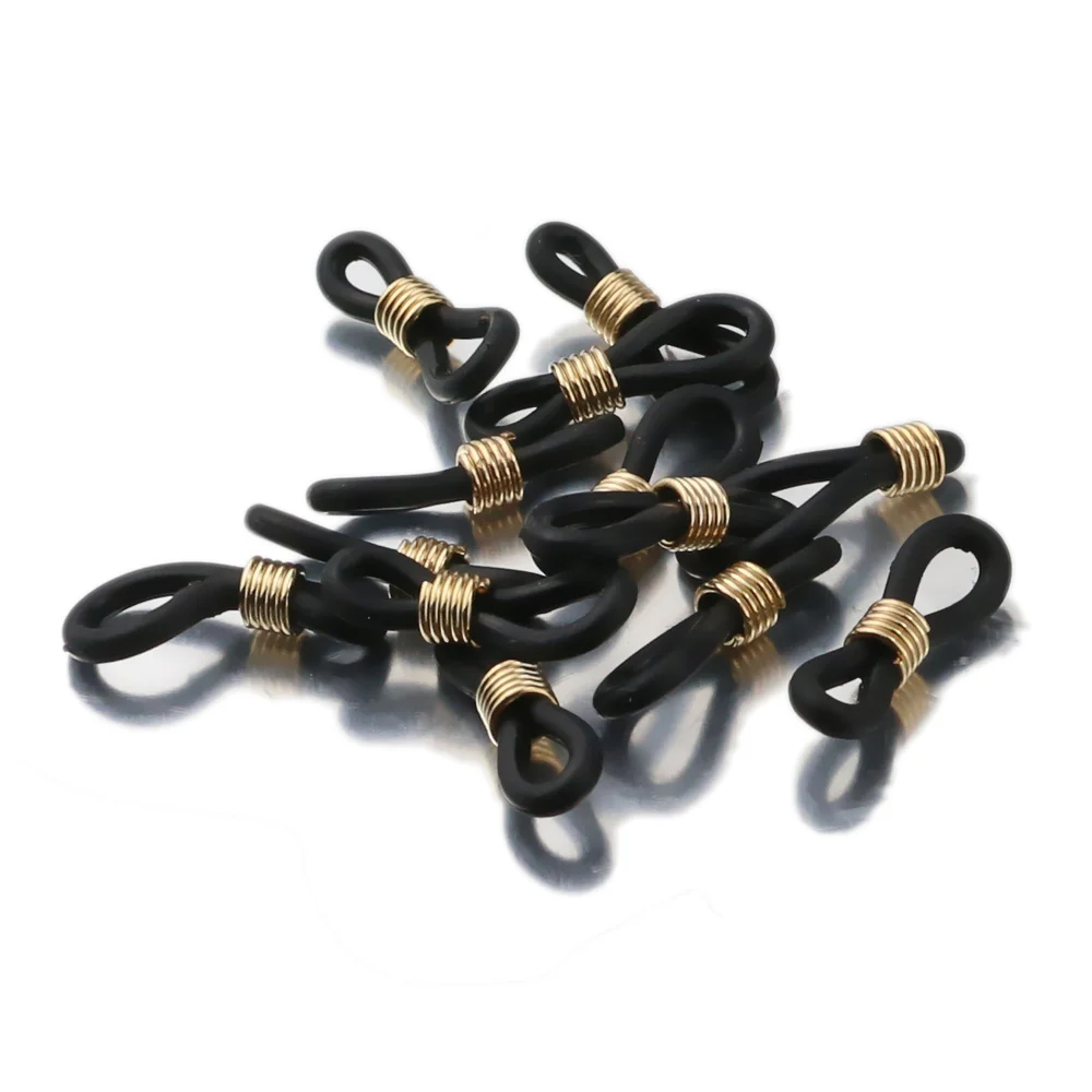 thumbnail image 2 of Silicone Glasses Strap Ends Adjustable 40 Pack Eyeglass Chain Connectors - Adjustable Anti-Slip Strap Ends For Glasses Anti-slip Eyewear Strap Holders 2 of 11