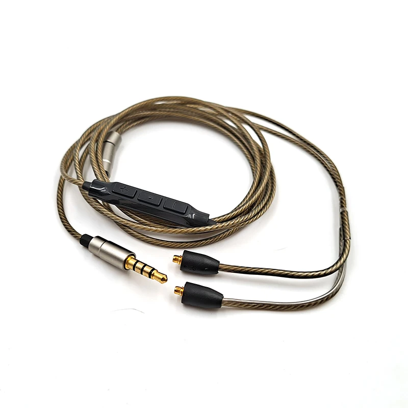 

For SE215 SE846 SE535 SONY N1AP N3AP MMCX Earphone Replaceable 3.5mm High Purity Silver Plated Cable