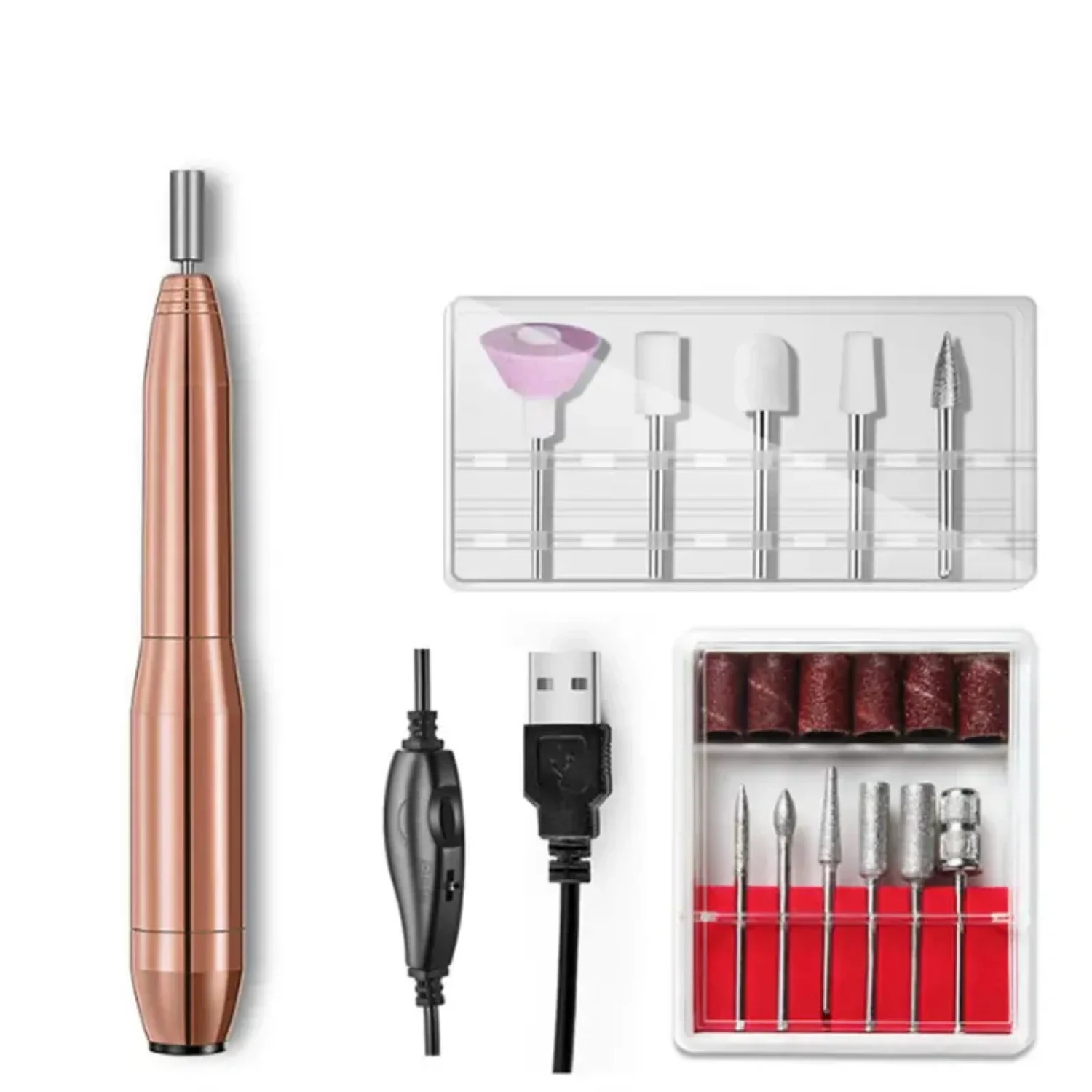 Electric USB Charging Nail Cutter Drilling Machine for Precise Pedicure, Professional Electric Nail File Tools 4