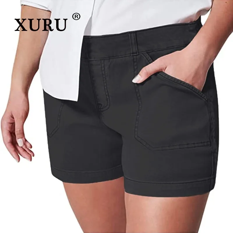 XURU-Europe and The United States New Stretch Slim Jeans Women, High Street Retro Summer Jeans N3-127413